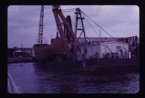 launching 86' trawler, aft